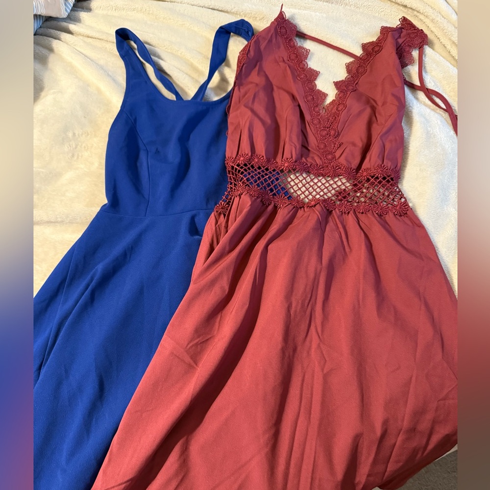 Two adorable cocktail dressses